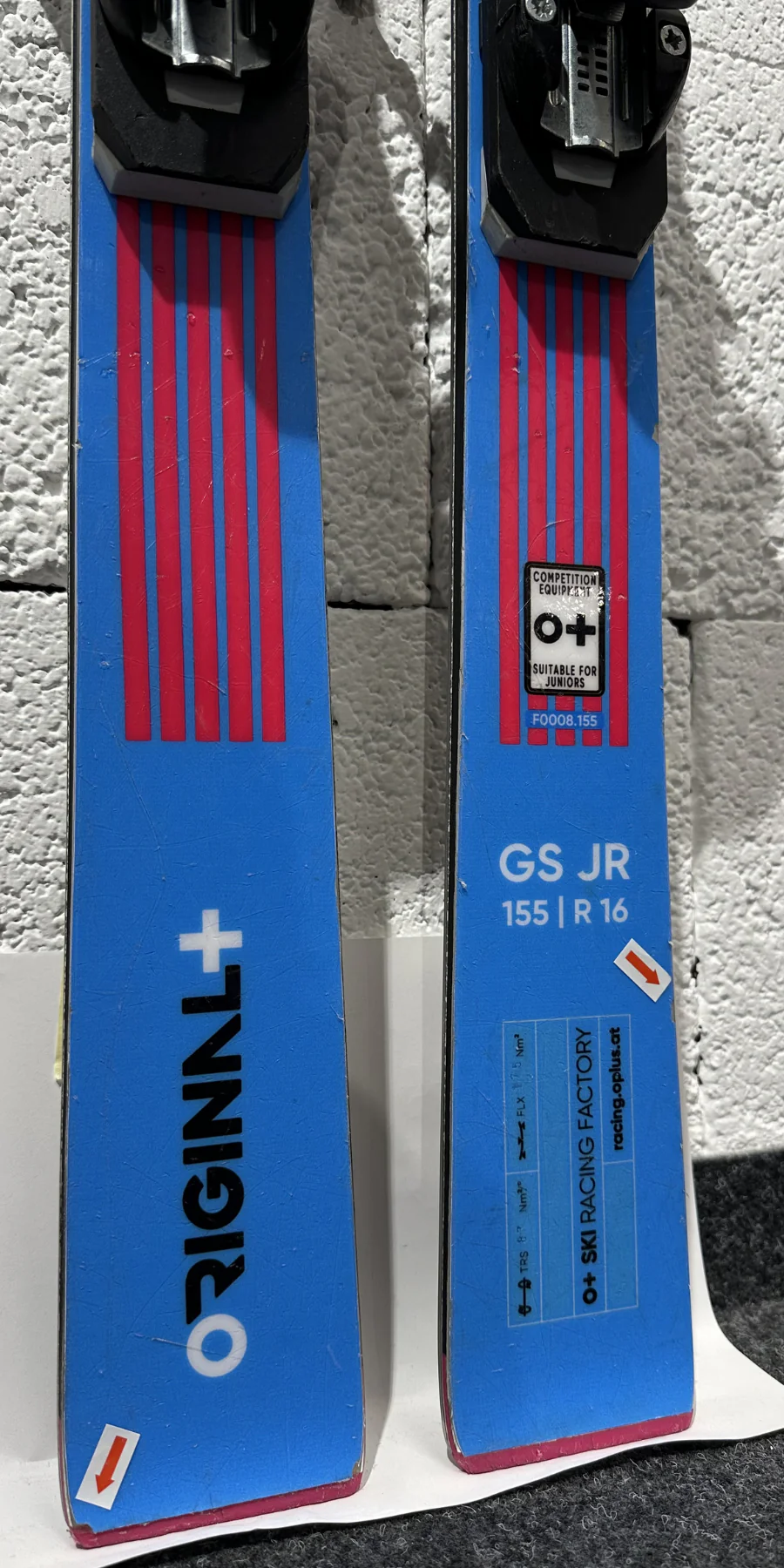 O+ FACTORY RACING GS JR PROTOTYPE 155 SOFT + WCR TEAM PLATE & TYROLIA SX TEAM 9.0 - Image 3